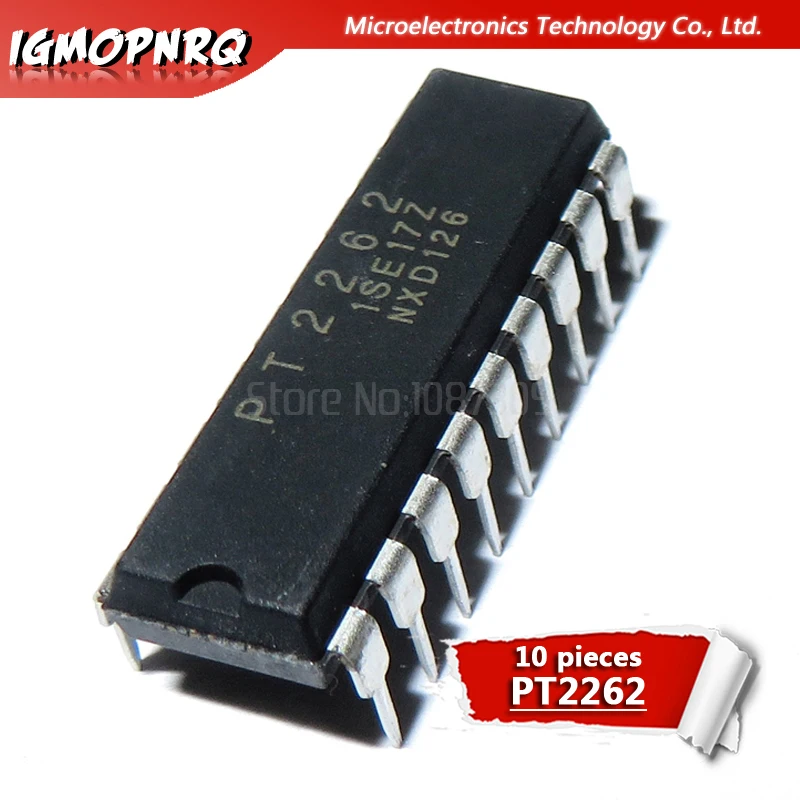 10pcs PT2262 DIP-18 Encoding decoder IC new original