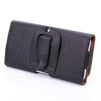 SZLHRS Black Holster Leather Phone Case Belt Clip For LG Zone 4 Pixelphone M1 SANTIN monica for ZTE Blade A6 Max HomTom HT70