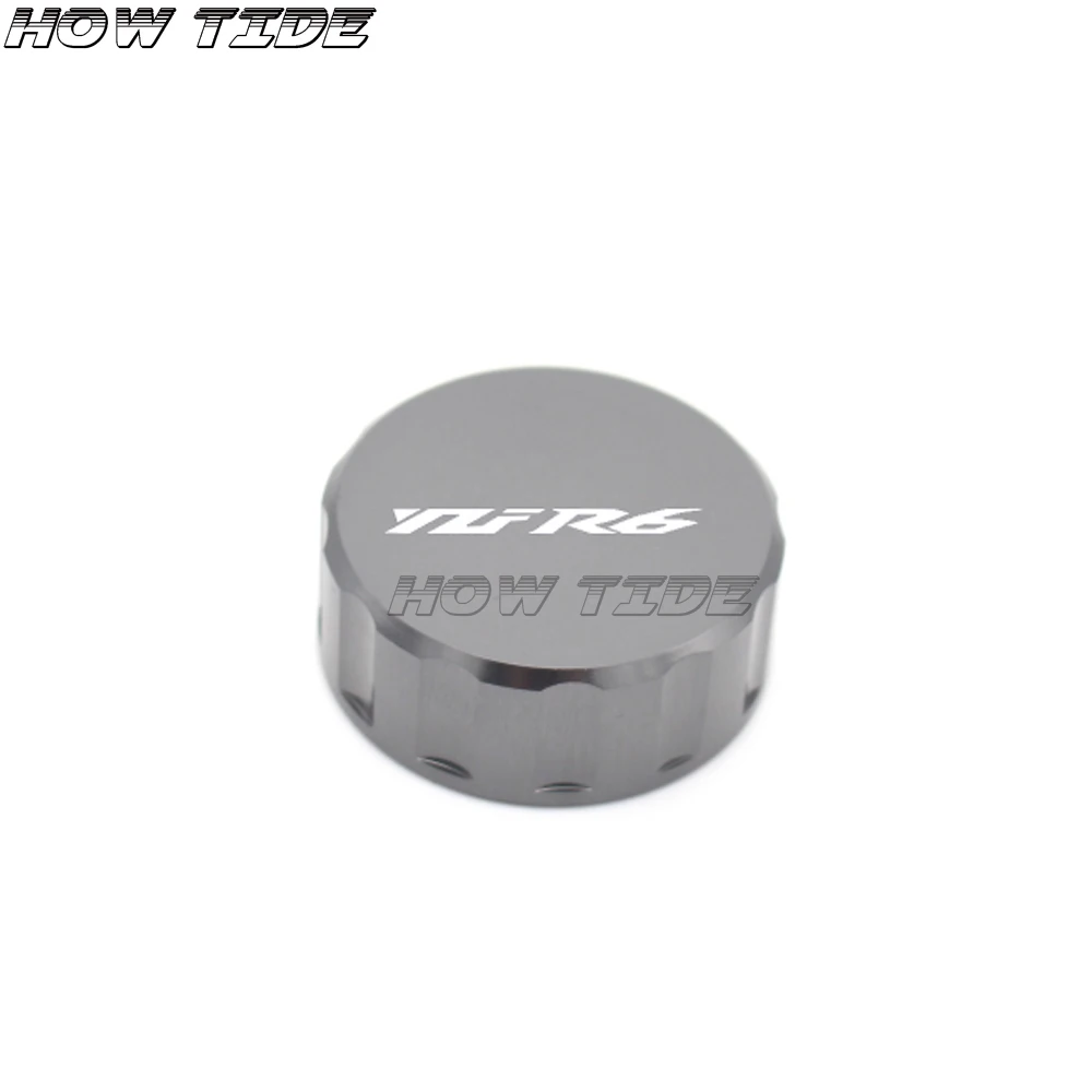 Motorcycle CNC Aluminum Rear Brake Fluid Reservoir Cover Cap For YAMAHA YZF R6 2006-UP  2011 2012 2013 2014 2015 2016