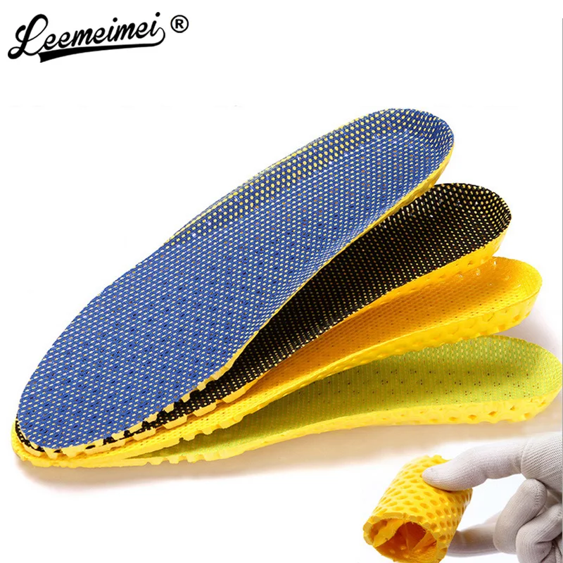 1 Pair Memory Foam Deodorant Running Insole Shoes Pads Heel Cushion light weight breathable men women Shoes Sole Orthopedic Pad