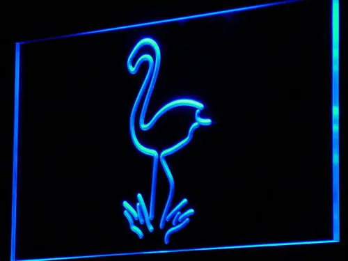 i828 Flamingo Animals Neon Light Light Signs On/Off Swtich 20+ Colors 5 Sizes