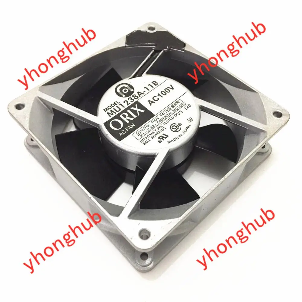 ORIX MU1238A-11B AC 100V 14W 120x120x38mm Server Cooling Fan