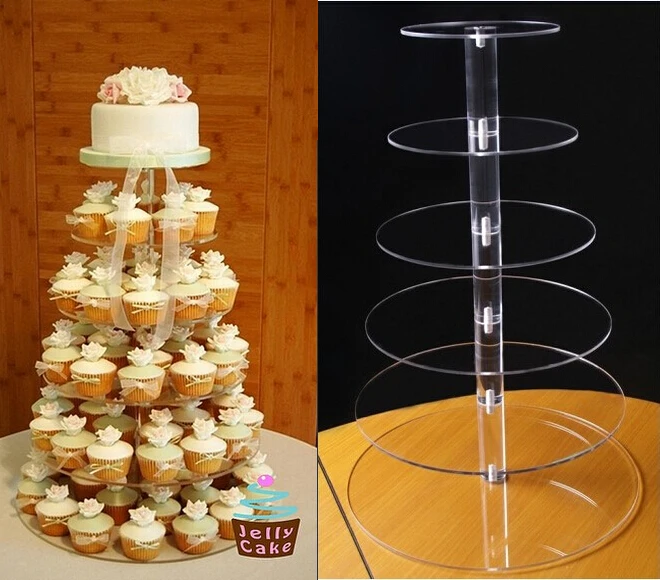 

Exquisite clear acrylic cake tower/Details about NEW 6 TIER CIRCLE CUPCAKE WEDDING CUP CAKE PARTY STAND decoration