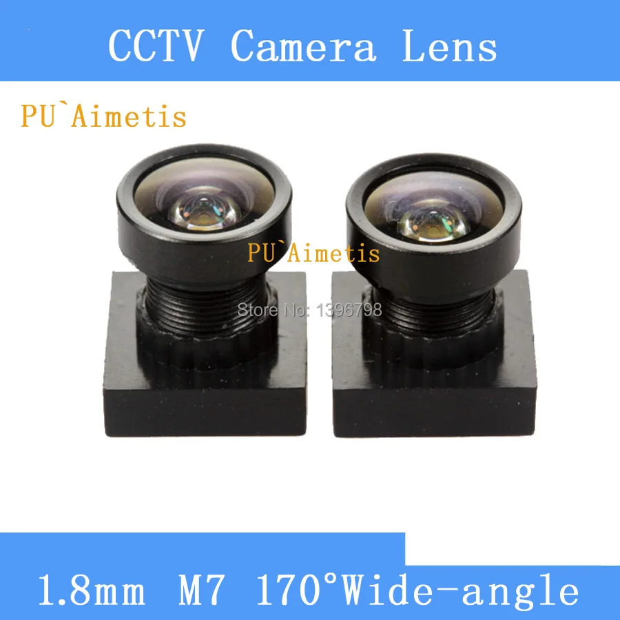 PU`Aimetis CCTV 1.8mm Lens 170Degree Wide Angle M7*0.5 For CCTV Security Mini Camera