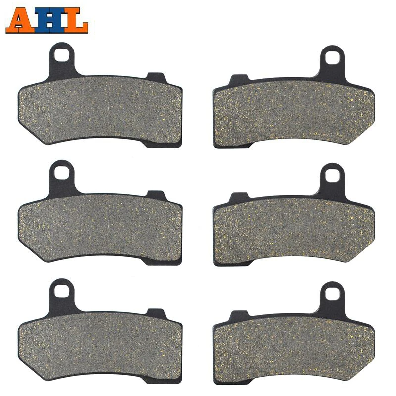 AHL FA409 Brake Pad For Harley FLHR FLHRC FLTR FLTRX FLTRX FLTRU FLHTC  FLHTCU FLHT FLHTK FLHTCUTG V-Rod VRSCAW VRSCD VRSCDX