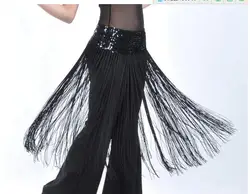 Top Selling Belly Dancing Oriental Dance Hip Scarf Long Tassel Sequins Dancing Waist Chain Bellydance Belt for Women