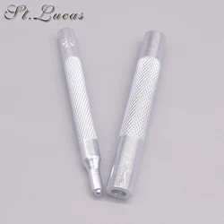 Metal Snap Fasteners Press Studs Button tools Punch Installation Leather Crafts Tool Hand Punch Tool Set handmade DIY Accessory