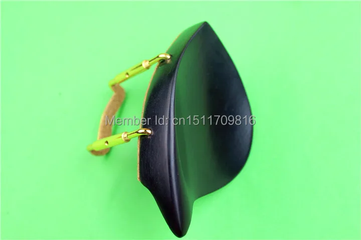 1 pcs Natural Ebony Violin Chin rest + Golden Screw 4/4,  Violin parts accessories