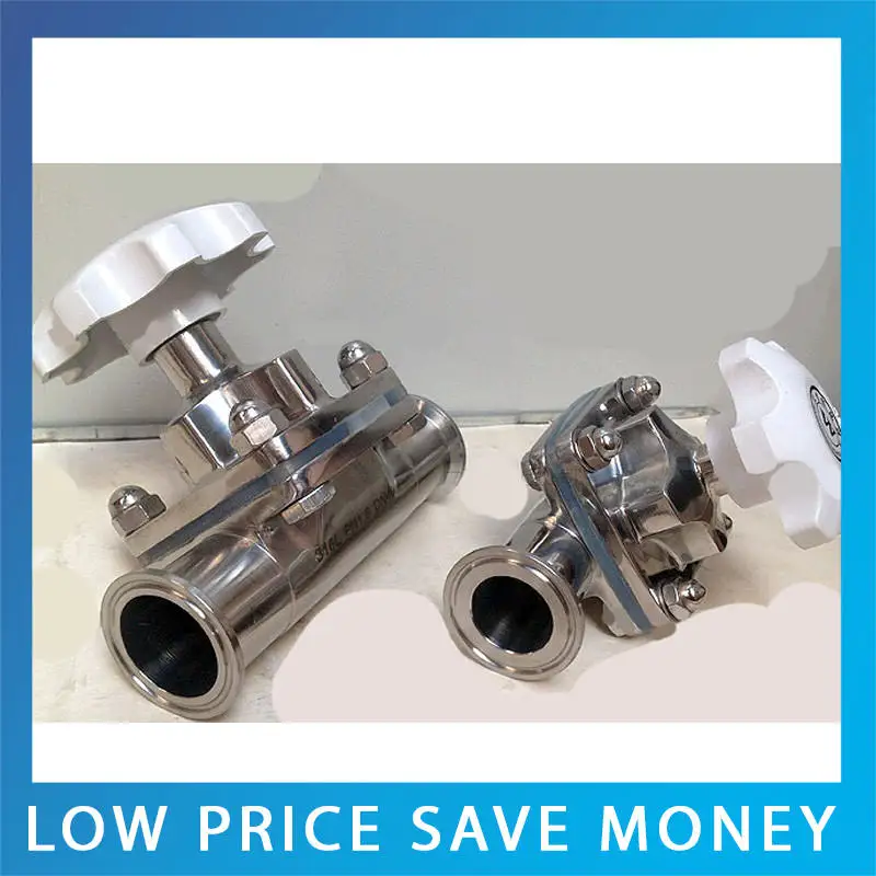 Válvula de diafragma manual dn19 ss30. 6 peças