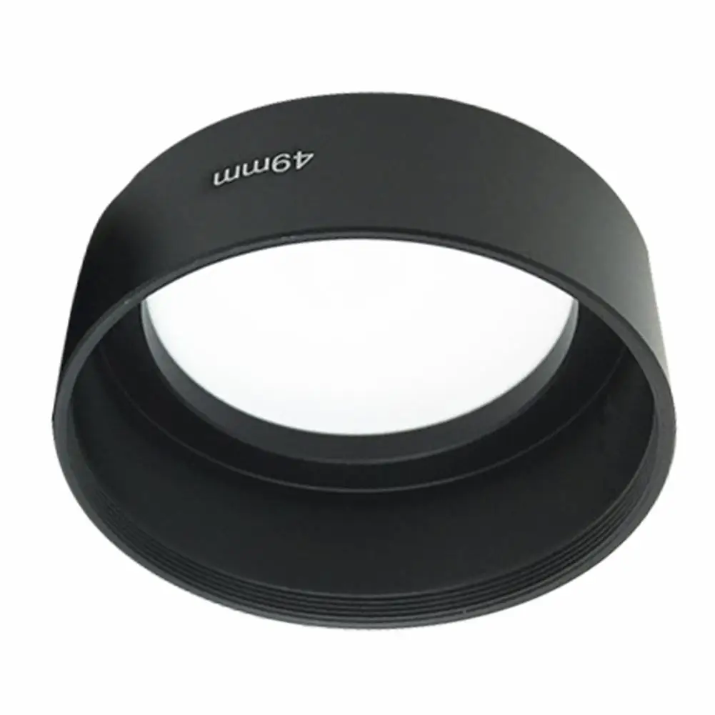 Pare-soleil universel en métal standard pour appareil photo reflex numérique, objectif DSIR, montage à vis, IL, Nikon, 40.5mm, 49mm, 58mm