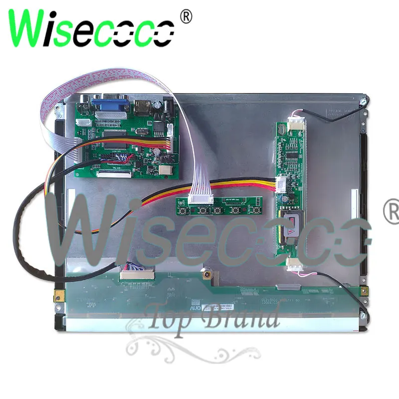 12.1 Inch 800x600 LCD Display 4:3 400 Nits LVDS 20 Pins Controller Driver Board Industrial-Grade Panel