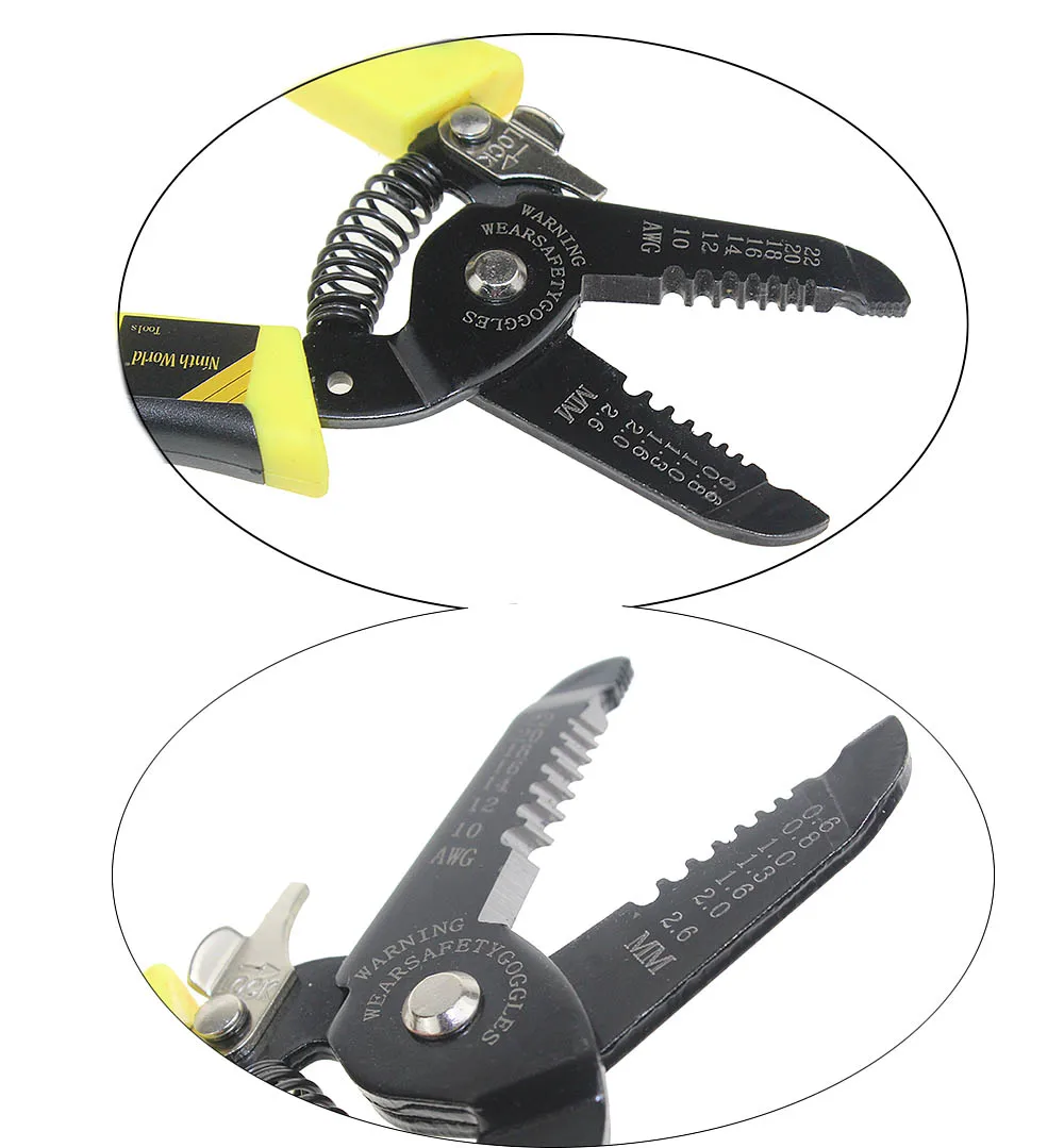 Pinza spelafili portatile in acciaio al manganese Pinza spelafili per cavi Utensile manuale multi elettricista