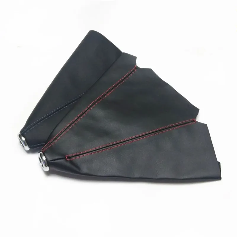 Universal Leather Shifter AT MT Car Shift Knob Shifter Gear Knob Gaiter Boot Cover For Ford Galaxy Mondeo 3 4 S-max C-max Honda