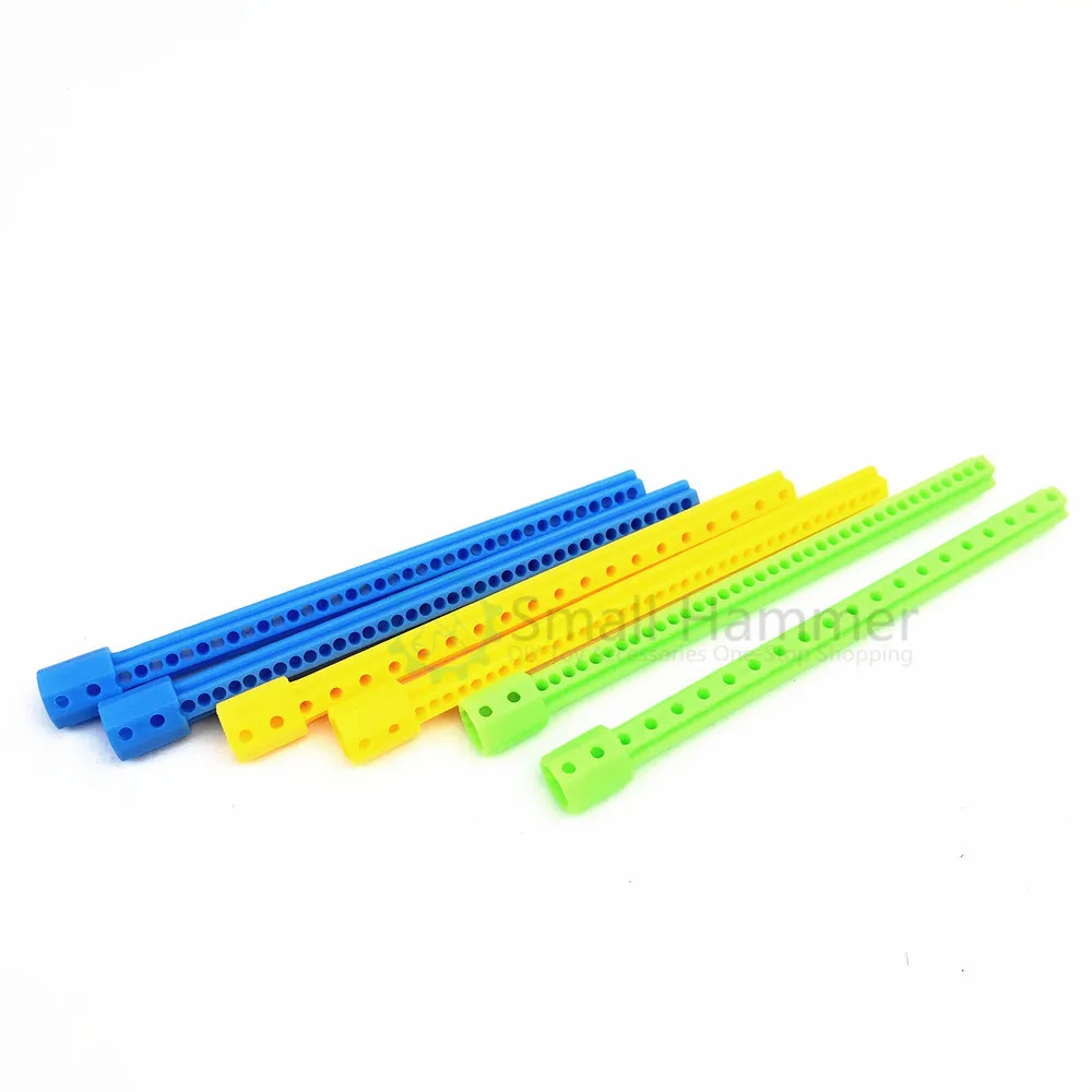 10pcs Plastic 10-way extension octagonal extension rod science and technology building blocks