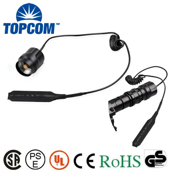 Remote Pressure Switch Rat tail Switch For C8 Q5/T6 Flashlight Torch