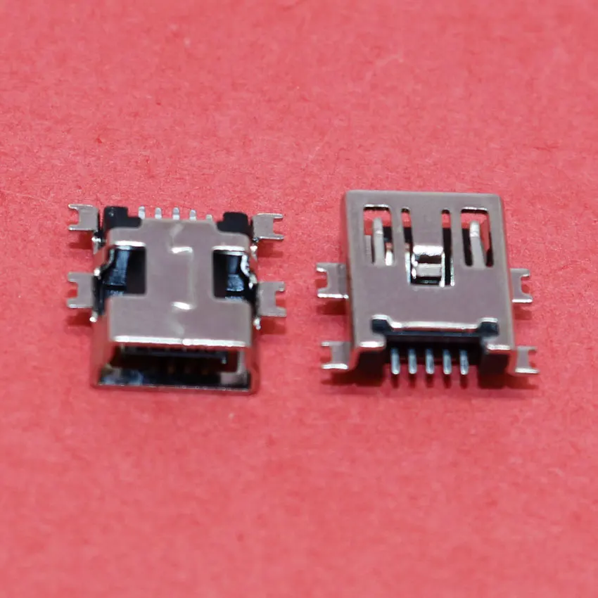 ChengHaoRan 1 Piece Mini USB Connector, 5pin Micro Data Connecting Socket Dock fit for MP3 MP4 Phone,MI-003