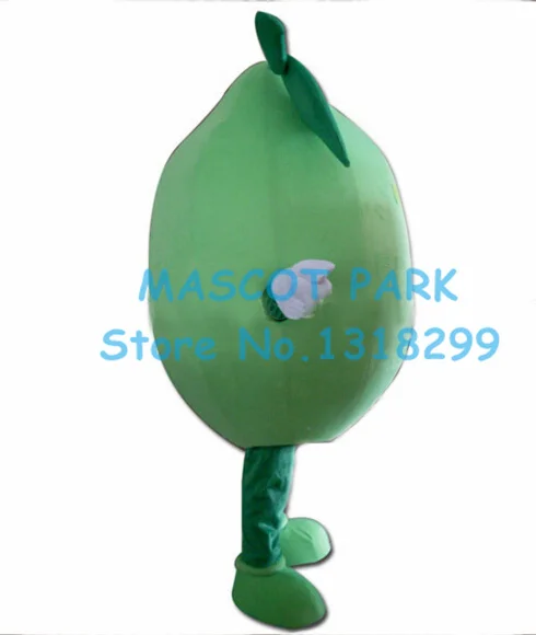 mascot lime mascot costume for adult wholesale cartoon green lime lemon fruit theme anime cosplay costumes carnival fancy dress