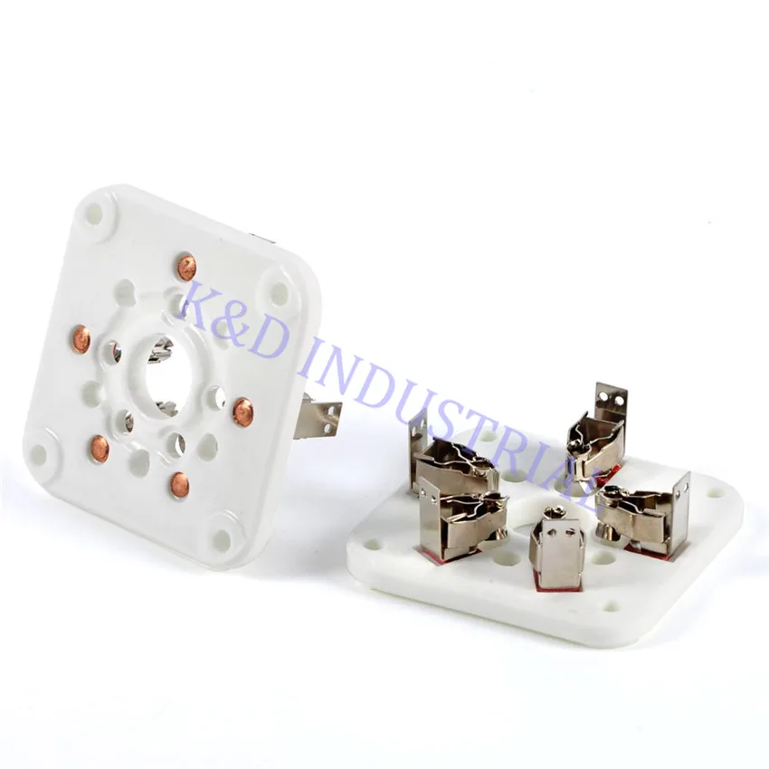 1 unidad GZC5-A 5 pines 3-500Z 4-400 U5G Base de tubo de cerámica para 5 pines 3-500Z 4-400 piezas de amplificador DIY de guitarra
