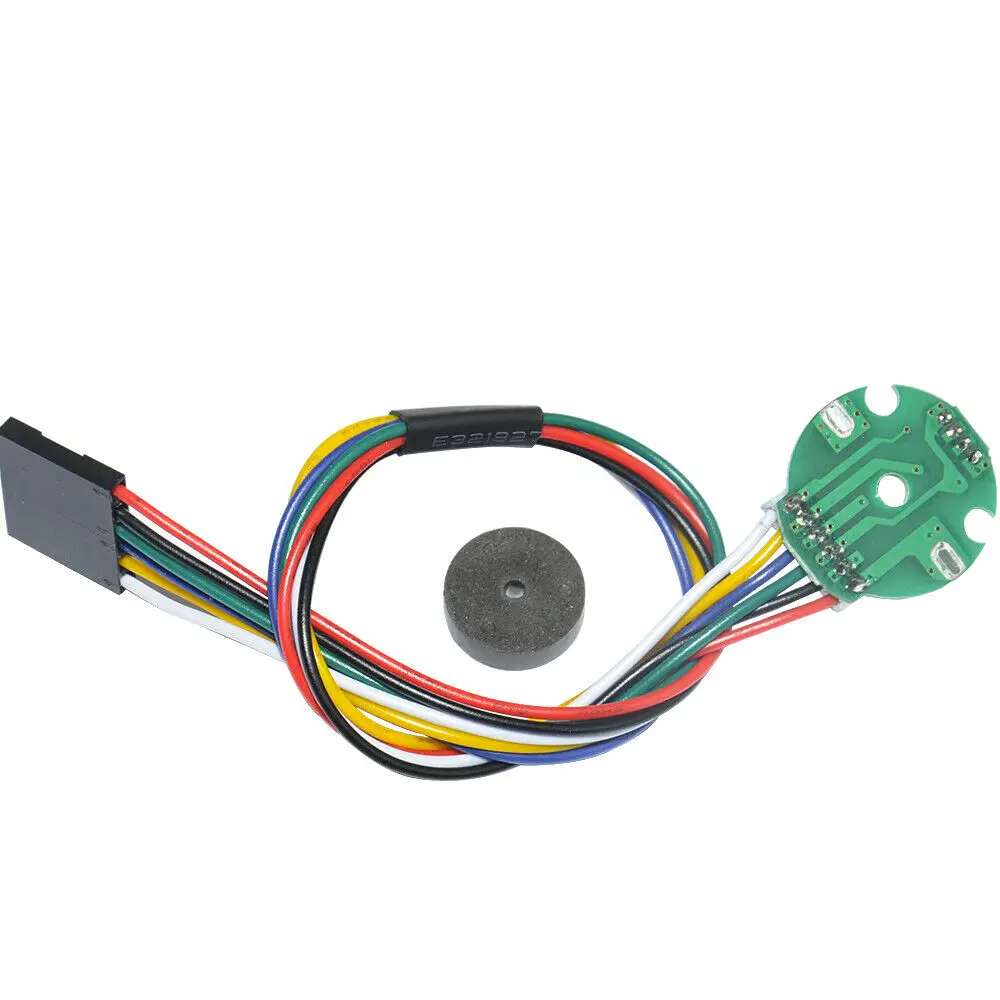 DC Motor Accessories Hall Magnetic Encoder 2.5V~24V Hall Sensor for 370 Motor Built-in Pull-up Resisto Battery Protection