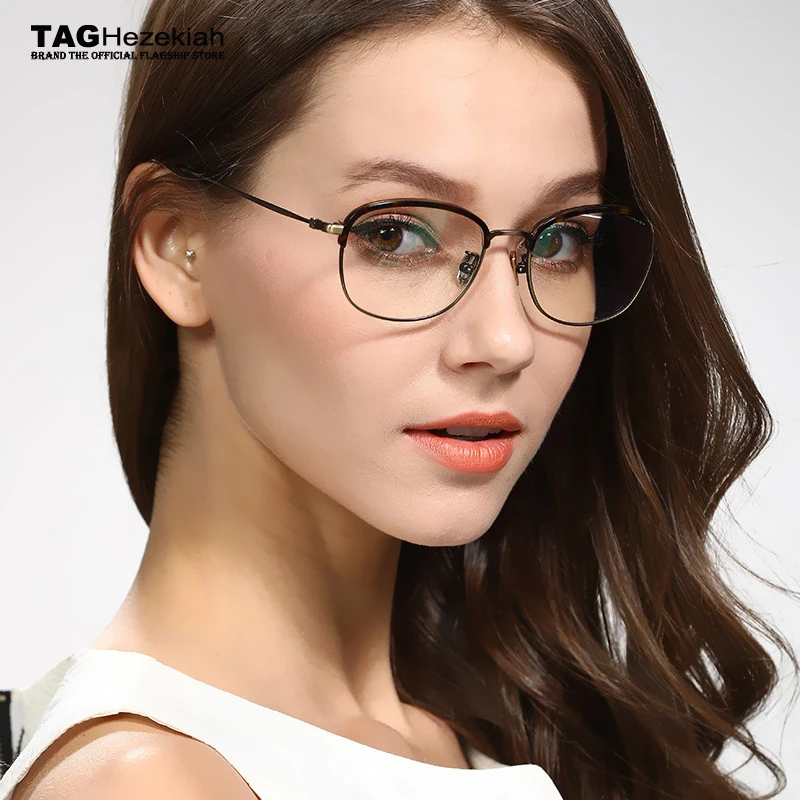 2024 New glasses frame TAG Hezekiah Brand women men Imported metal trend of young Retro eyeglasses designer College Students