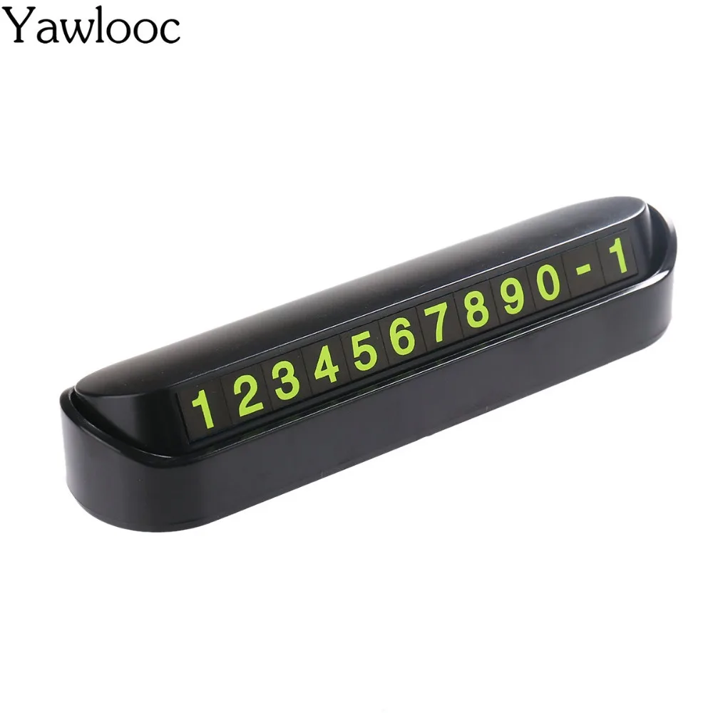

Car Styling Temporary Parking Card Phone Number Card Plate Telephone Number Car Park Stop In Car-styling Automobile Accessories