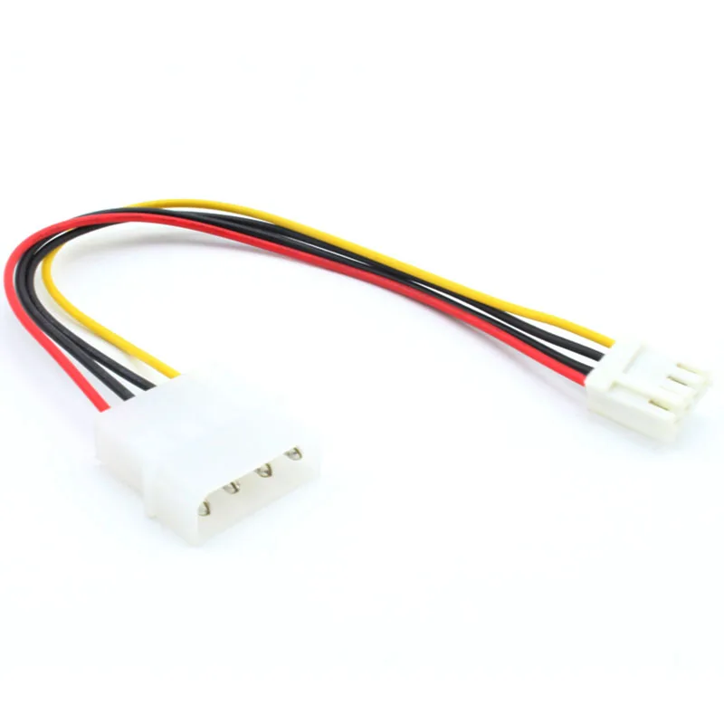 IDE Molex Large LP4 4Pin Power Supply to Floppy Drives Small SP4 4-pin Adapter Converter Power Cord Cord for Floppy Drive