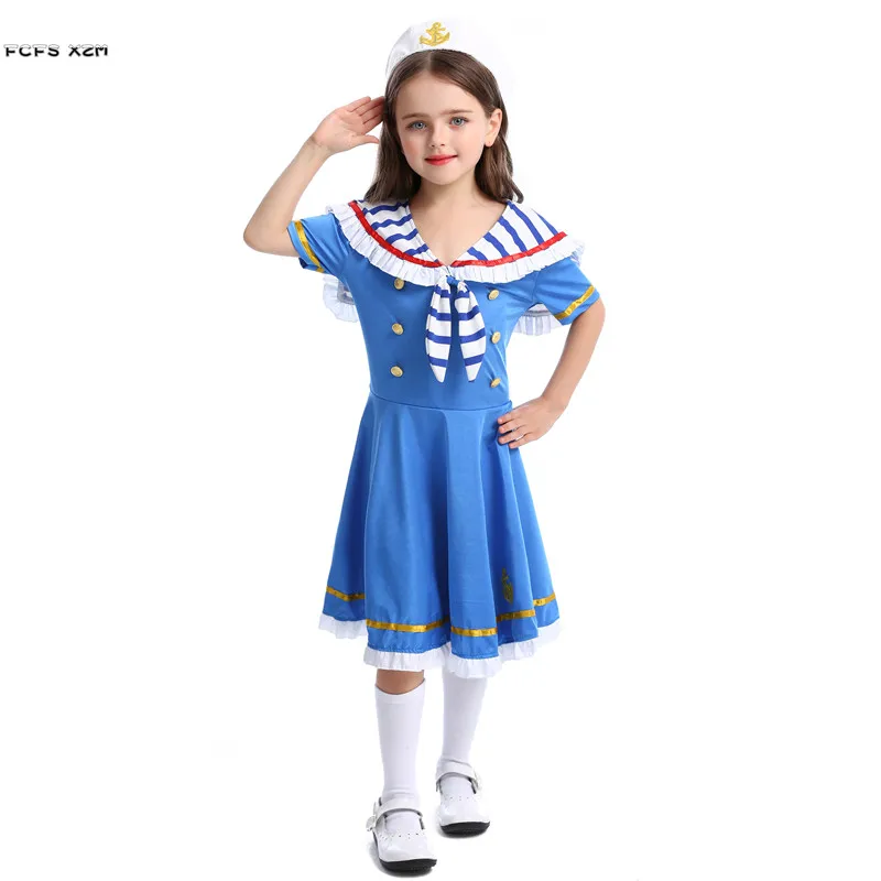 S-L Bol Halloween Marin Costumes Enfants Uniformes De La Marine Pour Enfants, Cosplay Carnaval Pourim Parade Masade Tim Py Play Party fur s