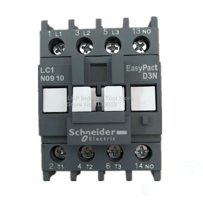 

100% оригинальное контакторное реле Schneider Electric LC1N0910M5N AC 220 В 9 ампер 110 В, 380 В, 24 В, 36 В, серия EasyPact, 9A LC1E0910M5N