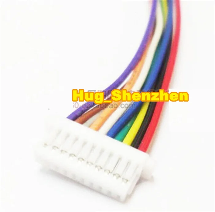 Imagem -03 - Micro Jst sh 1.0 mm Pitch 10pin 10pin Conector Fêmea com Fio 100 mm Jst Atacado 50 Peças Lote