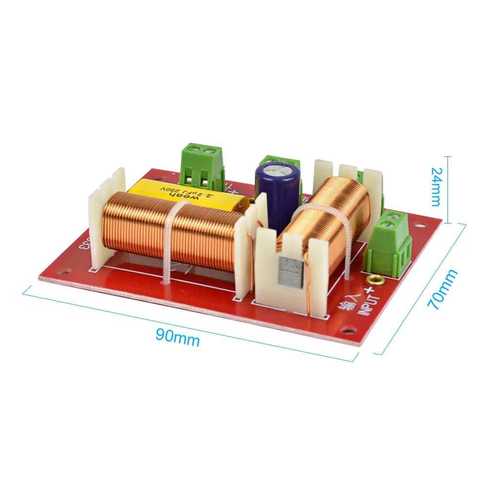 AIYIMA – 2 haut-parleurs Audio 200W à 3 voies, croisement indépendant des aigus, médiums et basses, filtre diviseur de fréquence