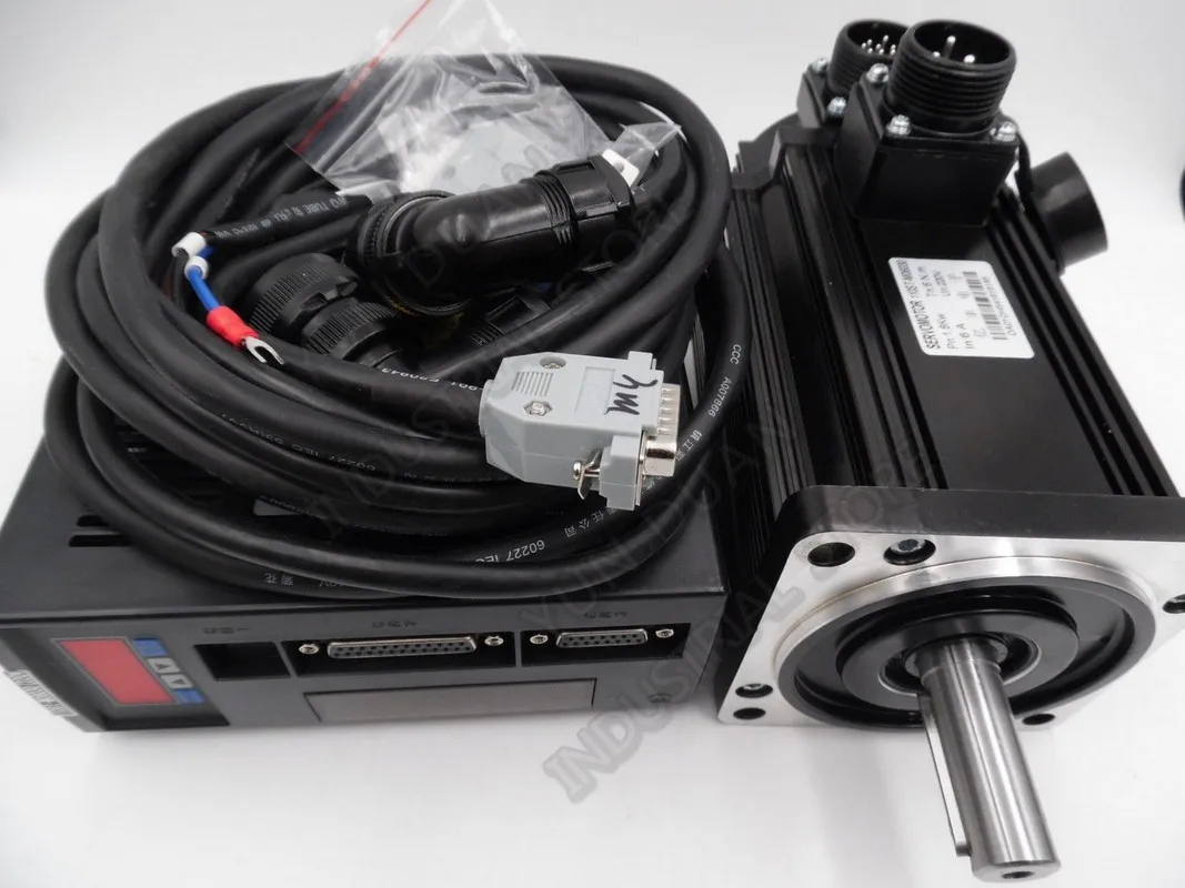 380V 3.8KW 15NM NEMA52 130mm flange 2500R/Min AC Servo Kits CNC constant torque MODbus RS485 RS232 with 2Year Warranty