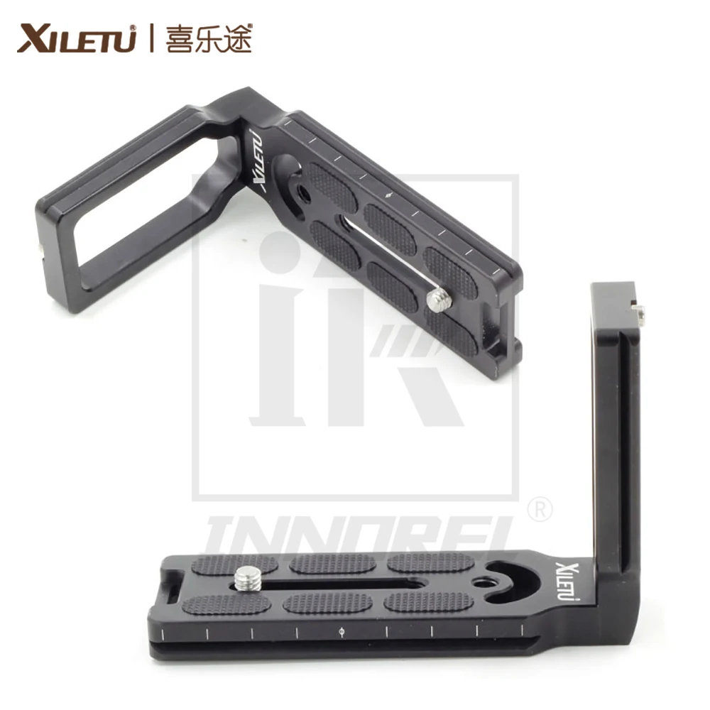 XILETU الألومنيوم سبائك MPU100 العالمي سريعة الإصدار L لوحة العمودي L قوس اليد قبضة مناسبة ل Benro SIRUI Fotopro
