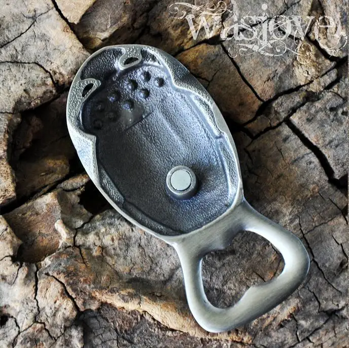 Ancient Egypt Beatle dual purpose beer opener and personality home stereo magnetic refrigerator keychain opener Home DecorKPQ013