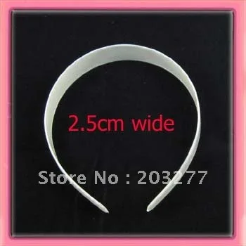 Wholesale 2.5cm plastic headband 100pcs/lot free shipping