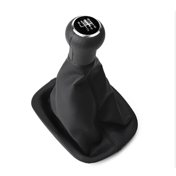 5 6 Speed Car Gear Shift Knob With Gaitor For VW Passat B5 B5.5 1998 1999 2000 2001-2004 B5 FL (00-05) Passat 3B3 3B6 B5 3BG
