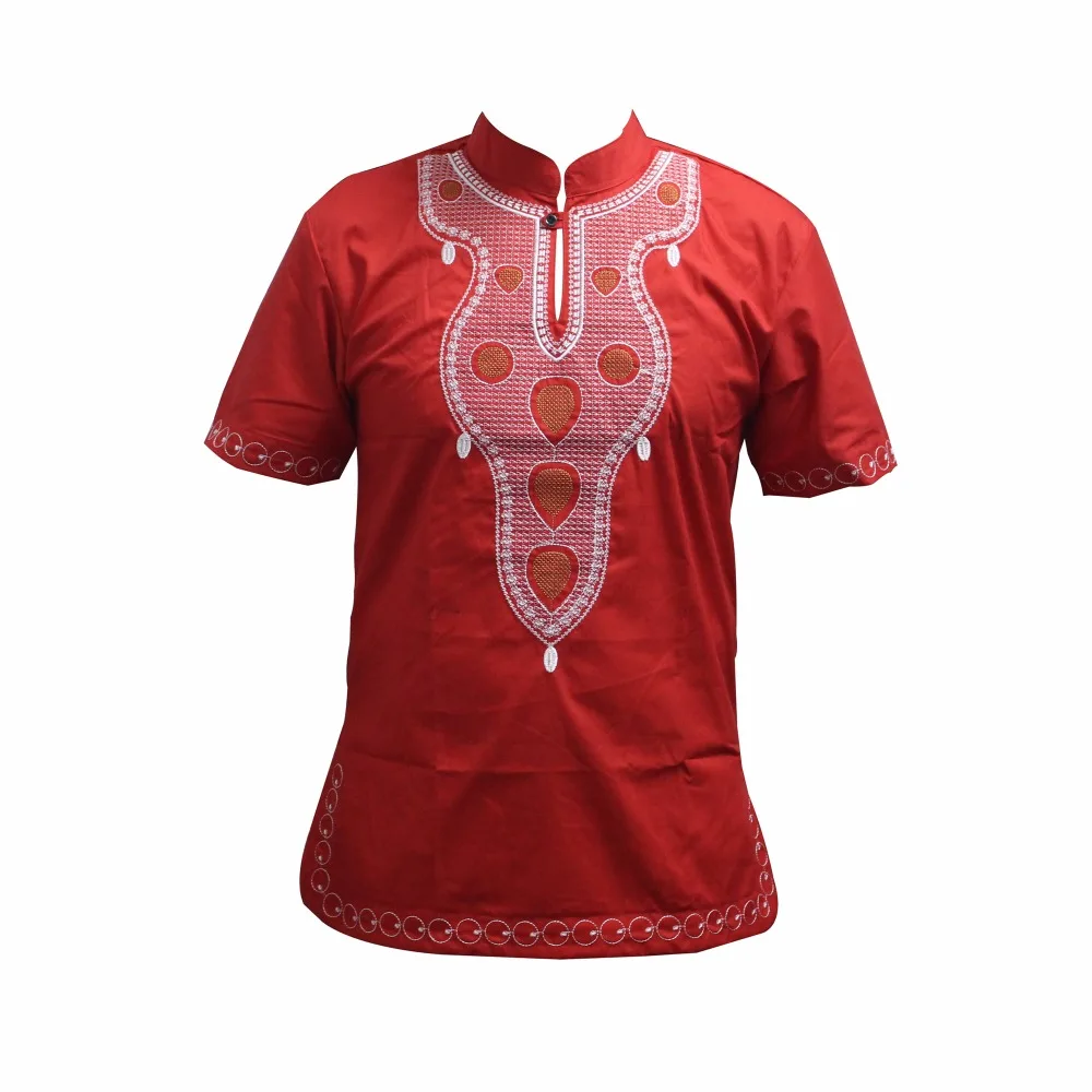 Dashikiage Embroidery Pan-African Holiday Kwanzaa Fashion Basic Tee Shirts Cool Outfit High Quality Causal Dropship T-shirt