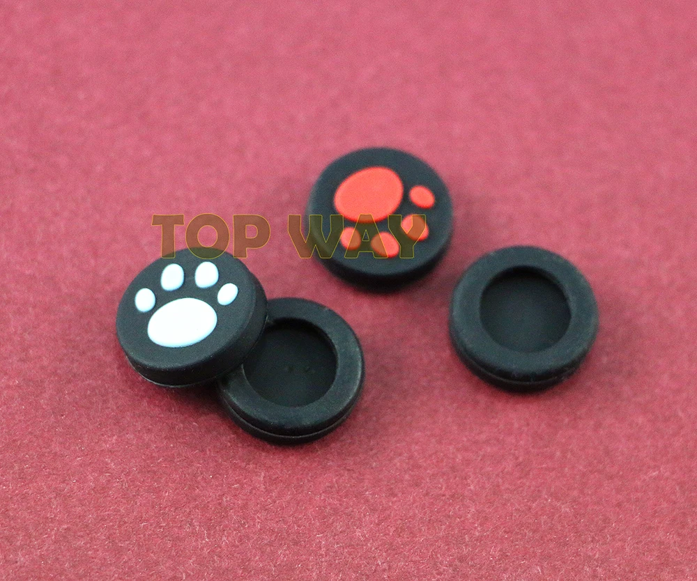 Cat Claw Silicone Analog Rubber Grip Cap Thumb Sticks Cap for PS Vita 1000 2000 PSV1000 PSV2000 Game Console 500pcs/lot