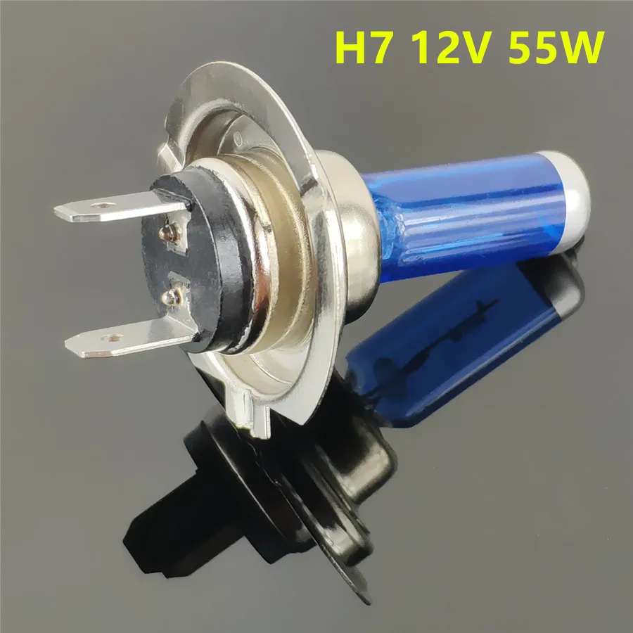 2pcs Car Light H1 H3 H4 H7 H8 H9 H11 9005 HB3 9006 HB4  Auto halogen lamp bulb Fog Lights 55W 100W 12V Super White Headlights image 5