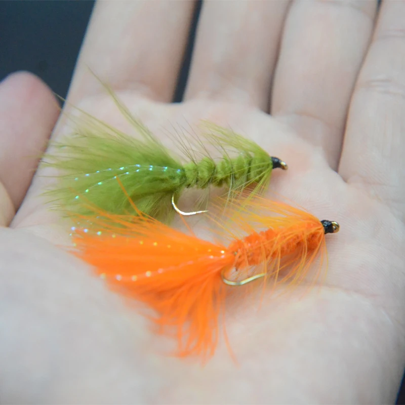 Contemplador 10 Bugger de lana – Pluma marabú para trucha - imagen 5