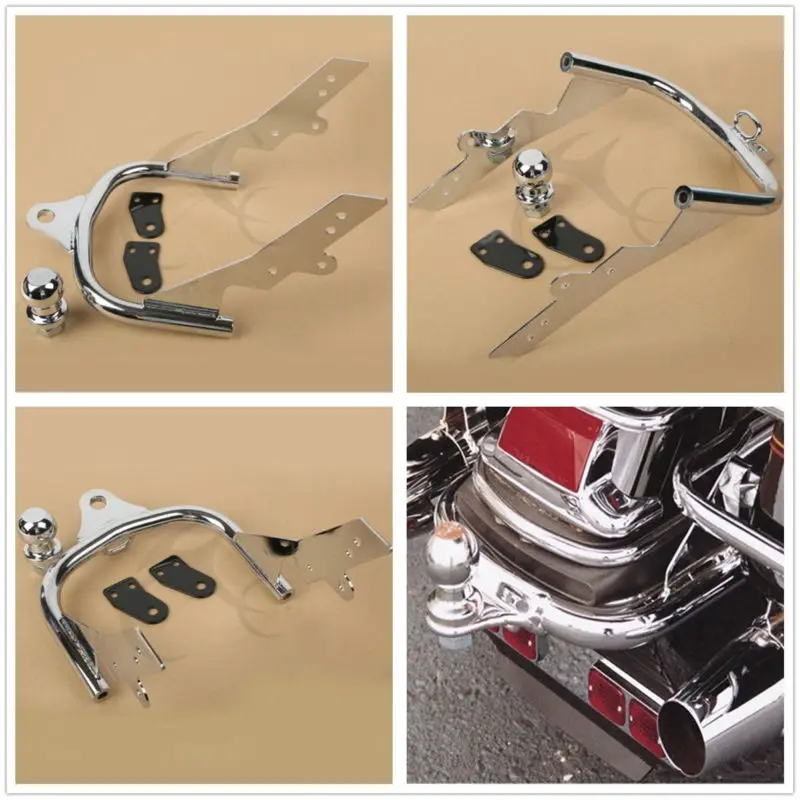 Motorcycle Chrome Trailer Hitch For Harley Touring Road King Tour Glide Electra Glide Ultra Classic Road Glide