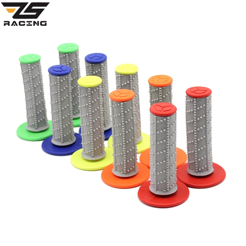 ZS Racing 22mm Antiskid Racing Motorcycle Handlebar Accessories Hand Grips Rubber Hand Grips