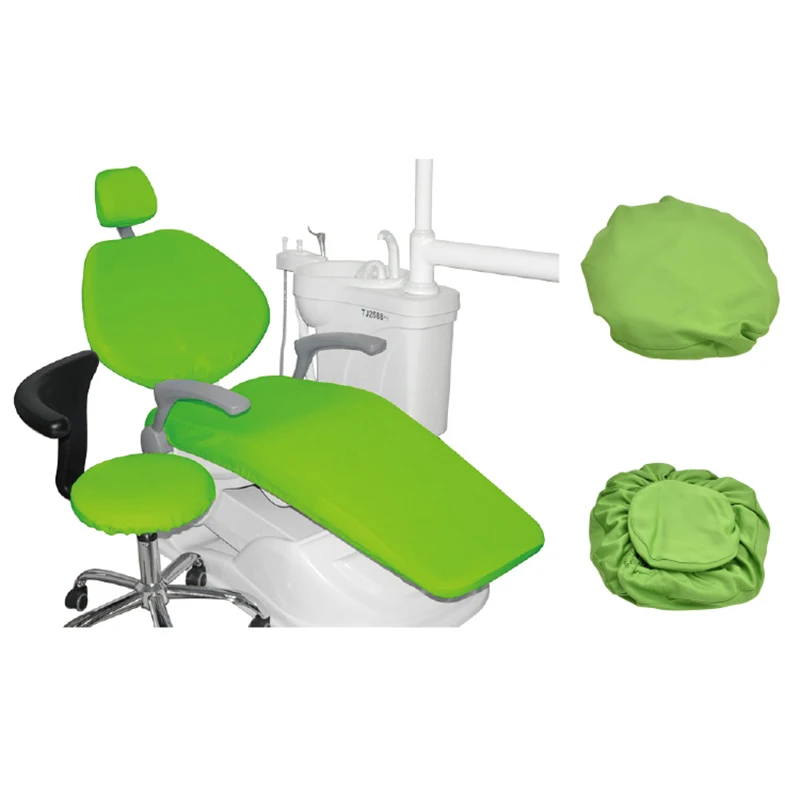 1set Dental Leather Unit Chair Seat Cover Elastic Waterproof Protective Chair Cover Case Protector Dentist Equipment