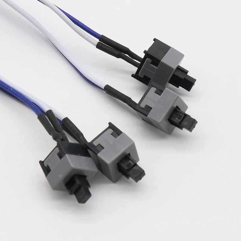 Promotion!Repair Parts PC Power Momentary Push Button Switch Connector Cable 4 Pcs