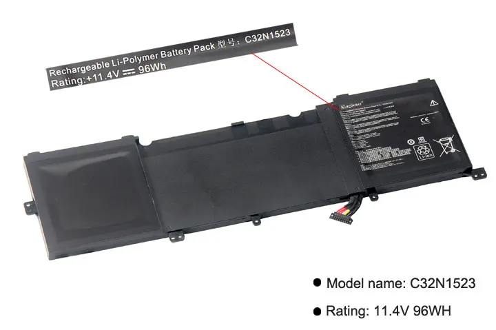 KingSener Новый C22-UX31 ноутбук Батарея для ASUS Zenbook UX31 UX31A UX31E UX31E-DH72 C22-UX31 C23-UX31 7,4 V 50WH/6840 мА-ч