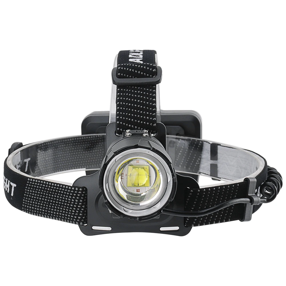 BORUIT XHP70.2 LED Powerful Headlamp 5000LM Zoomable Headlight USB Rechargeable Head Torch Waterproof Camping Fishing Lantern