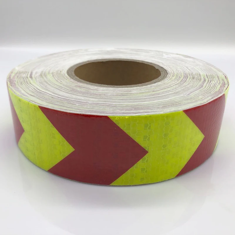 5 cm x 10 m auto reflecterend materiaal tape sticker auto motorfietsen veiligheidswaarschuwing tape reflecterende film autostickers