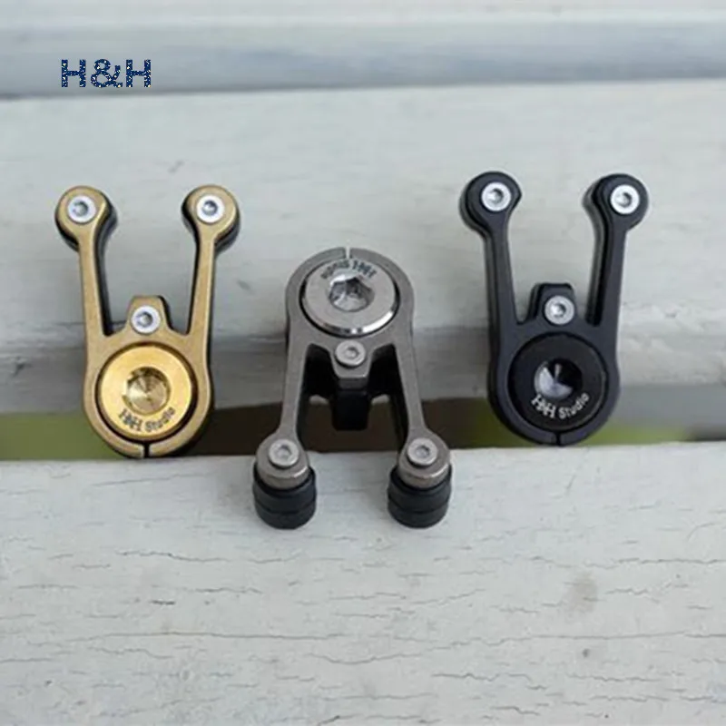 H&H catcher for Brompton Folding Bike Head Tube Fixing Tool Bicycle Front Fork Titanium + Carbon Steel Headtube Fixed