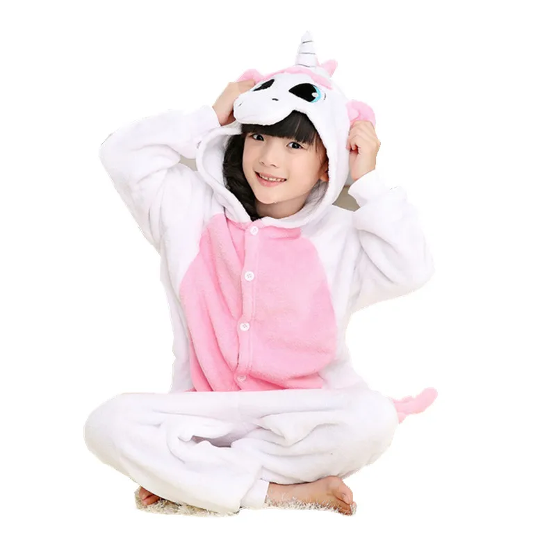 

Pink Unicorn Pony Horse Onesies for Children Onesie Pajamas Jumpsuit Hoodies Sleepwear For Kids