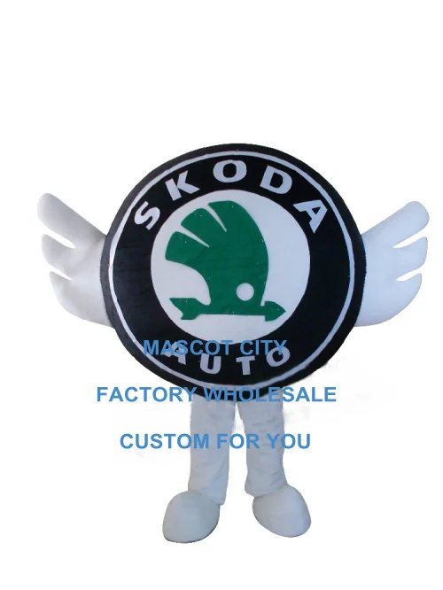 car logo mascot costume auto logo mascot custom custom adult size cartoon character cosplay carnival costume 3523