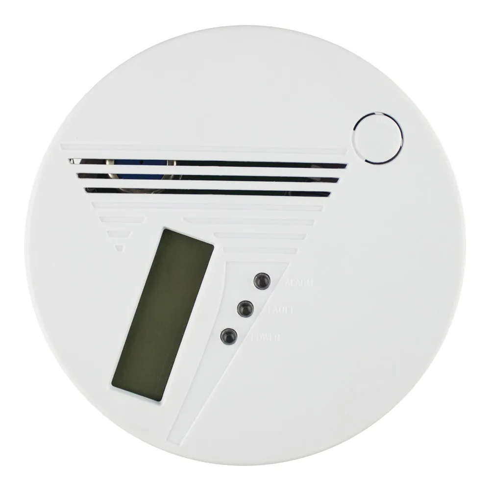 

Wireless Carbon Monoxide (CO) Alarm with Real-Time LCD Display Audible and Visual Alarm with Anti High-Frequency Interference